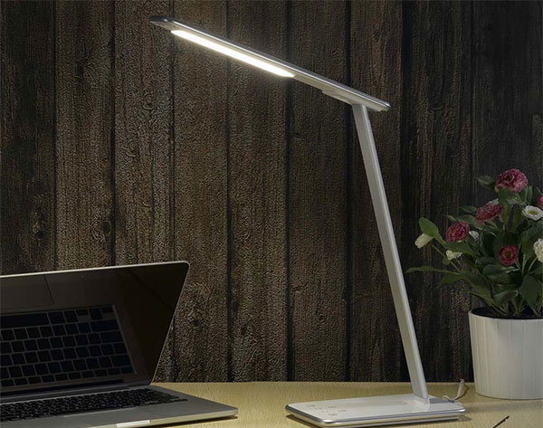 LED Smart QI wireless charging Table Lamp With light Sensor(DS516W)